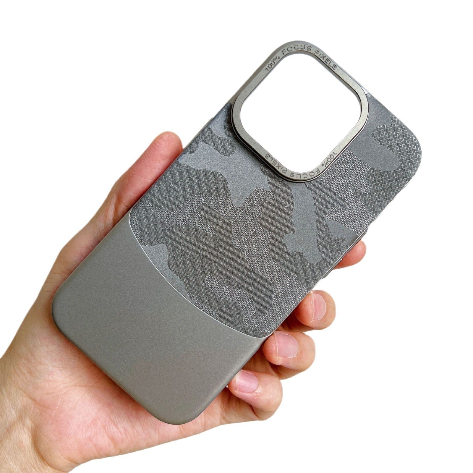 Phone Case PC Color Matching Camouflage Eyelet Drop-resistant Protective Cover
