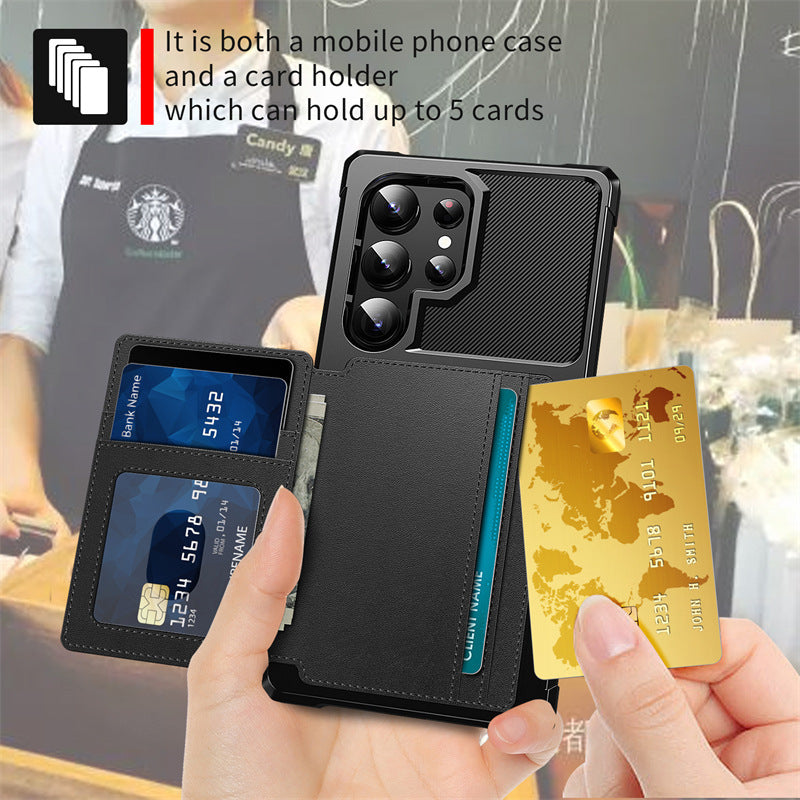 Fashion Personalized Card-inserting Car Phone Case