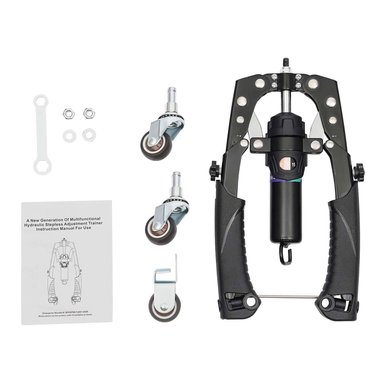 Hydraulic Power Twister Spin Button Arm Blaster Forearm Workout Equipment  Adjustable 22-440lbs for Arms, Legs, Biceps, etc