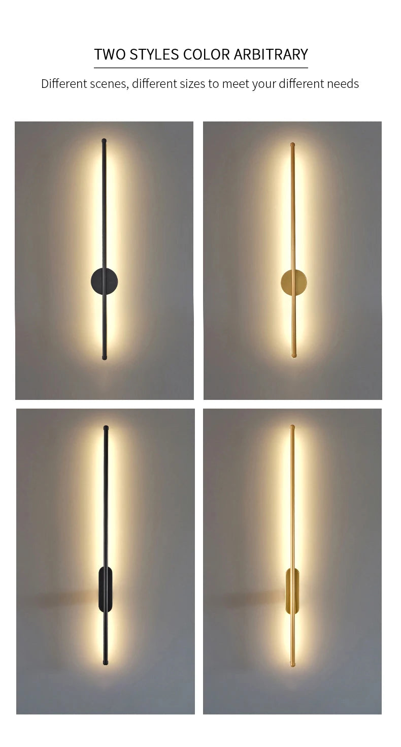 Modern Wall Light Original LED Room Decoration Bedroom Living Room Lights For TV Wall Home Appliances Simple Lighting Fixtures