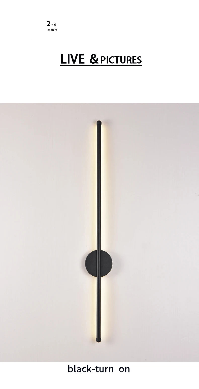 Modern Wall Light Original LED Room Decoration Bedroom Living Room Lights For TV Wall Home Appliances Simple Lighting Fixtures