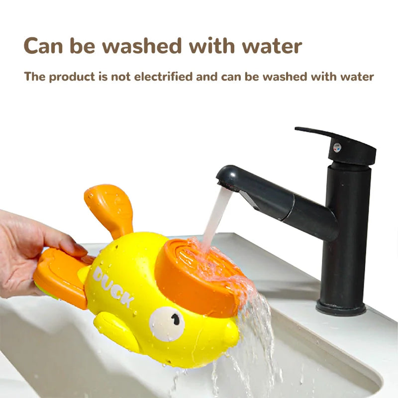 "Yellow Duck-Shaped Interactive Cat Treat Dispenser Durable Plastic Training dogToy Puzzle Slow Feeder Dog Entertainment Toy "