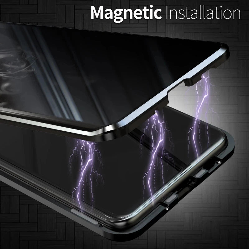 SS Galaxy Privacy Protection Magnetic Case 360 Degree Rotating Compatible with S25 Ultra  S23 Note20 Ultra