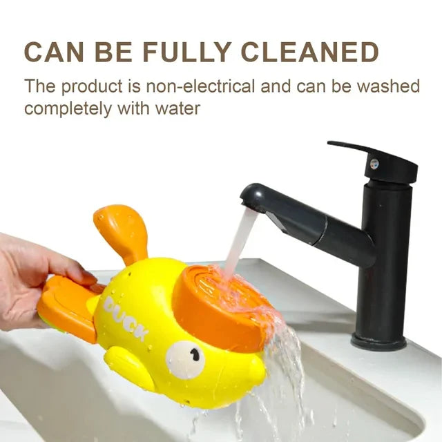 "Yellow Duck-Shaped Interactive Cat Treat Dispenser Durable Plastic Training dogToy Puzzle Slow Feeder Dog Entertainment Toy "