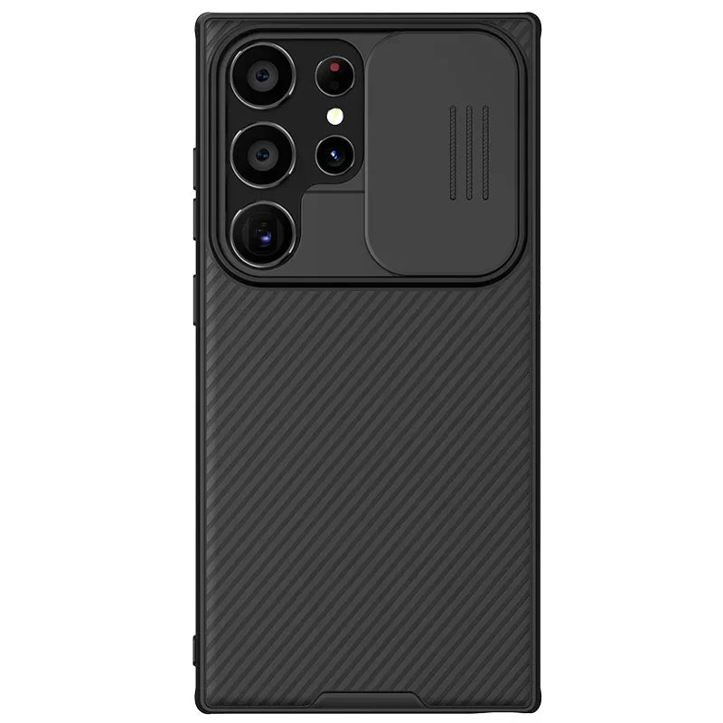 Case for Samsung Galaxy S20/S21/S22/S23/S24/S25 Series, Slide Camera Cover Privacy Protection, PC+TPU Shockproof Bumper