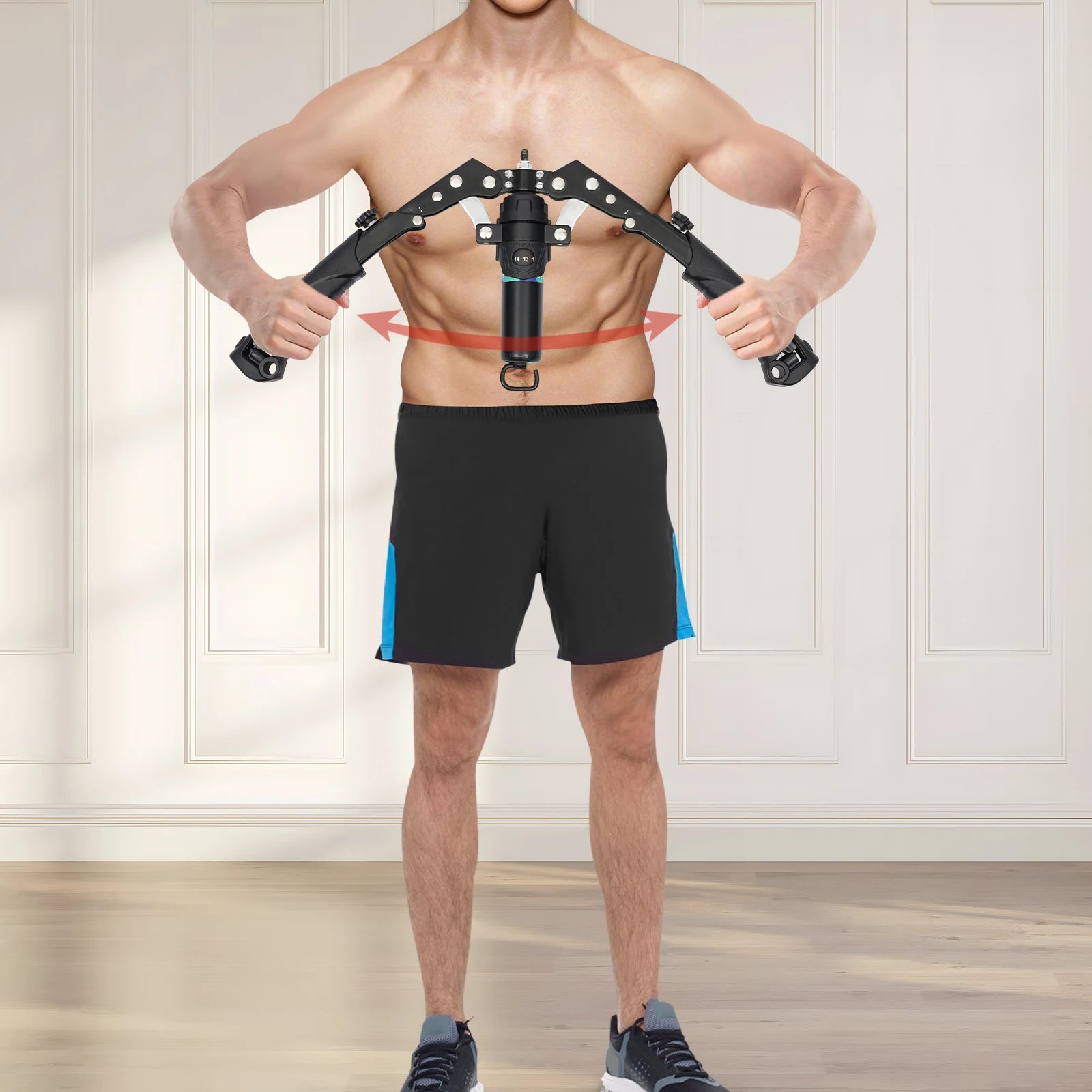 Hydraulic Power Twister Spin Button Arm Blaster Forearm Workout Equipment  Adjustable 22-440lbs for Arms, Legs, Biceps, etc