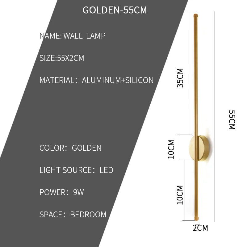 Modern Wall Light Original LED Room Decoration Bedroom Living Room Lights For TV Wall Home Appliances Simple Lighting Fixtures