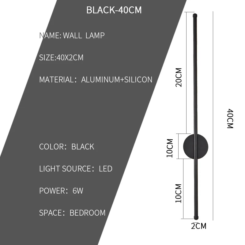 Modern Wall Light Original LED Room Decoration Bedroom Living Room Lights For TV Wall Home Appliances Simple Lighting Fixtures