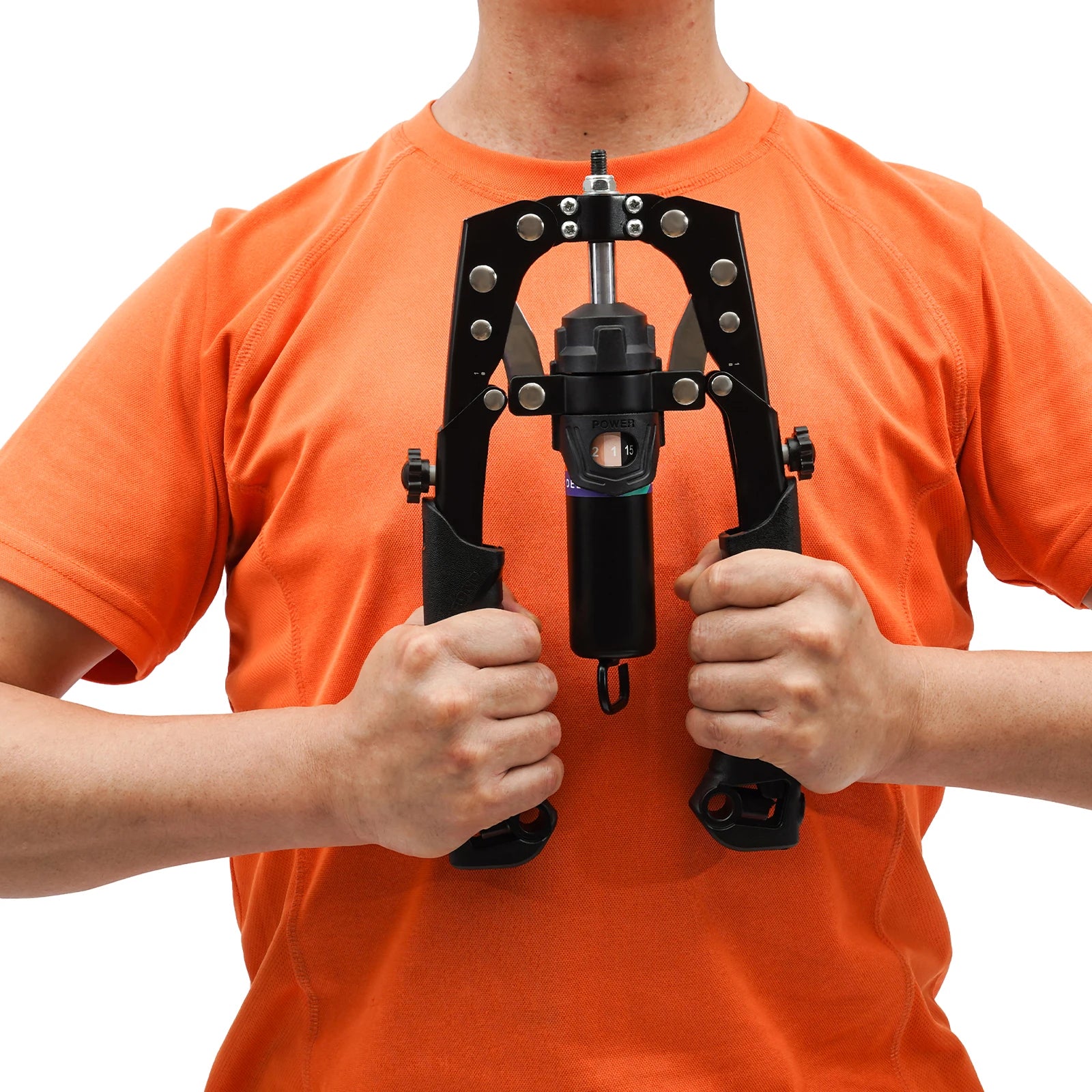 Hydraulic Power Twister Spin Button Arm Blaster Forearm Workout Equipment  Adjustable 22-440lbs for Arms, Legs, Biceps, etc