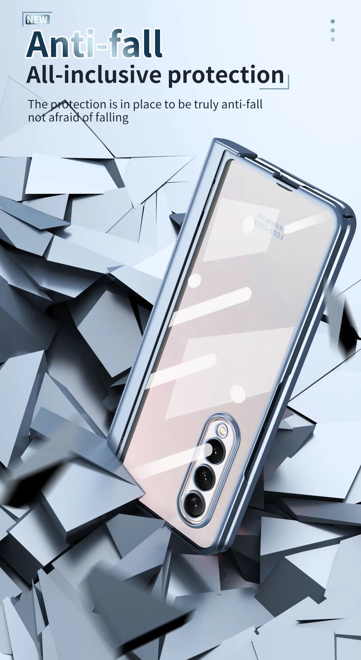 Plating Clear Hinge Magnetic Case For Samsung Galaxy Z Fold 4 5 with Pen Holder Full Screen Protector Phone Cover Fold 7 6 3 5G