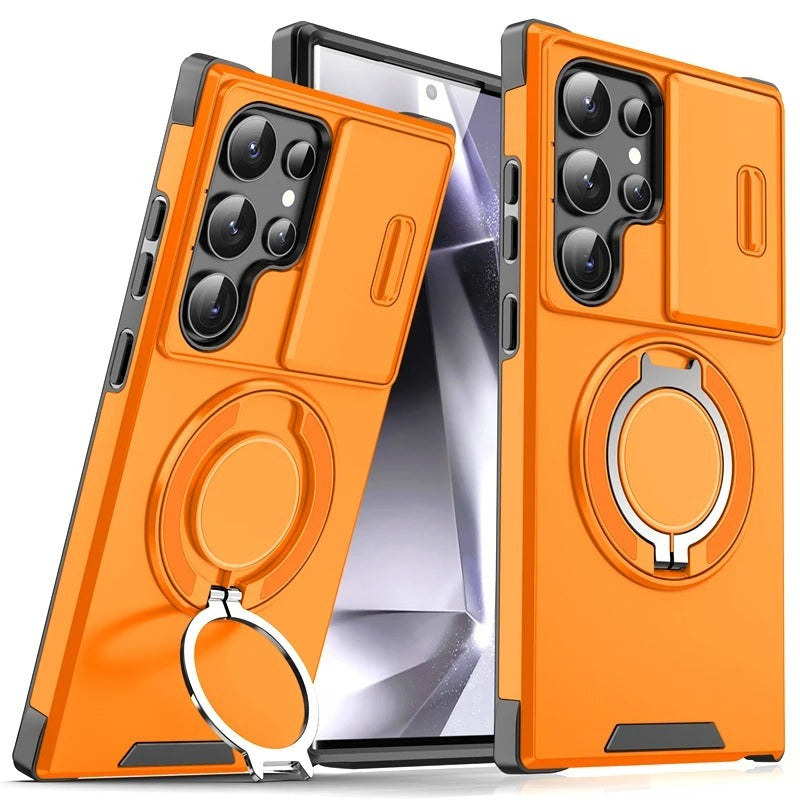 Armor Magnetic Bracket Case for Samsung Galaxy S Series
