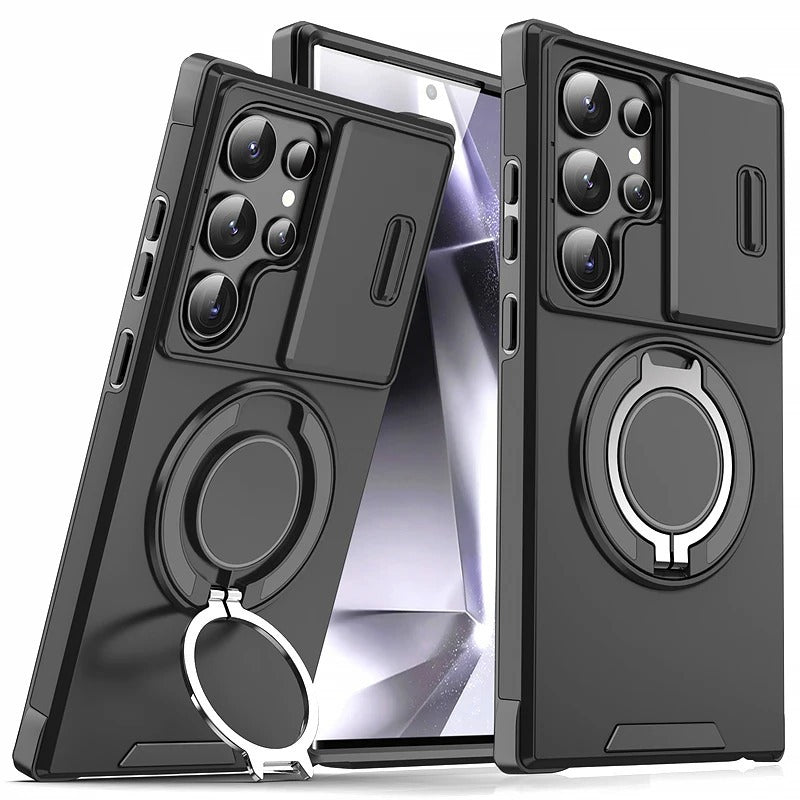 Armor Magnetic Bracket Case for Samsung Galaxy S Series