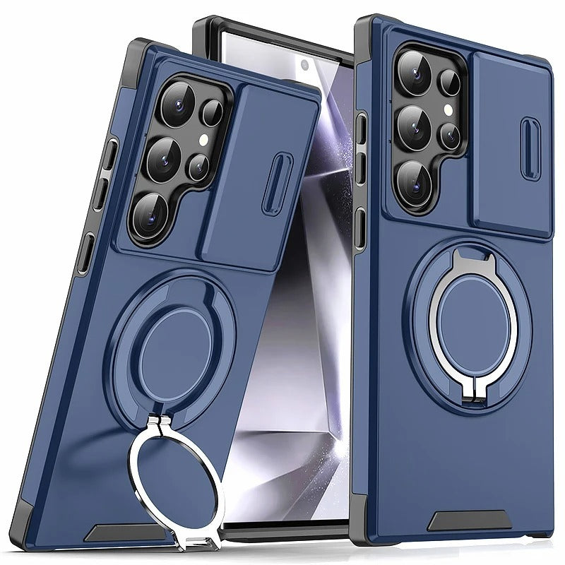 Armor Magnetic Bracket Case for Samsung Galaxy S Series