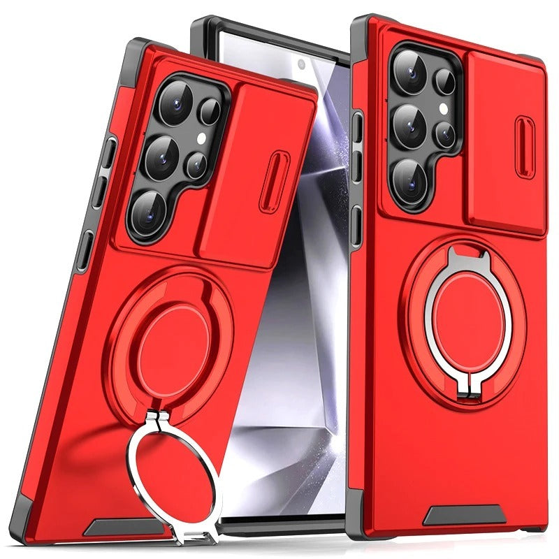 Armor Magnetic Bracket Case for Samsung Galaxy S Series