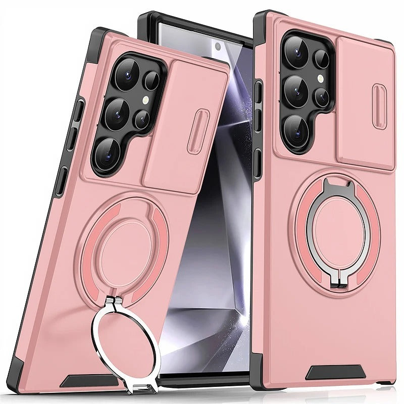 Armor Magnetic Bracket Case for Samsung Galaxy S Series