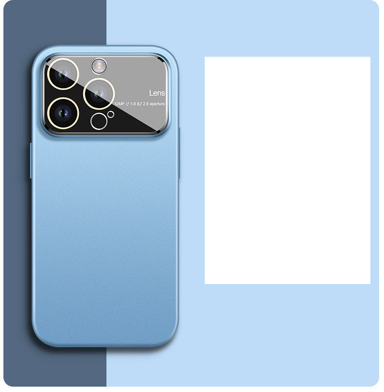Large Window Frosted Skin Feeling Anti Drop Protective Mirror Phone Case